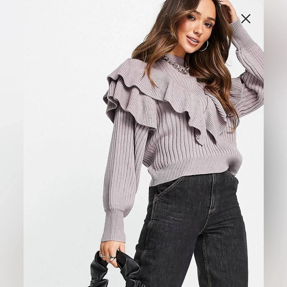 NA-KD ruffled sweater - Picture 3 of 8